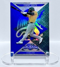 2025 Panini Crusade Tommy White Blue Prizm #80 Oakland Athletics Prospect