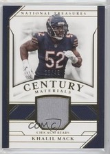 2018 Panini National Treasures Century Materials Prime 28/49 Khalil Mack 6fs