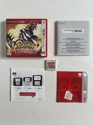 Pokemon Rubis Oméga Nintendo 3DS Complet VIP Non Gratter PAL FRA/EUR - Photo 1/4