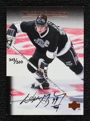 1995-96 Upper Deck UDA Auto 303/500 Wayne Gretzky #99 HOF hq5