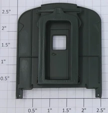 Acme 1211-2 Dark Green Vestibule End Cap with Metal Diaphragm Springs