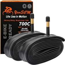 Heavy Duty Bike Tubes 700x35/38/40/43C 35/43-622 AV48 Schrader Valve 2 PCS