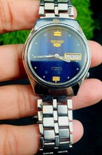 Vintage Of Seiko 5 Automatic 17 Jewels Men Watch Day Date Japan Made 6309-8940