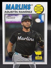 2026 Topps Heritage AGUSTIN RAMIREZ Miami Marlins SP BANNER VARIATION #13