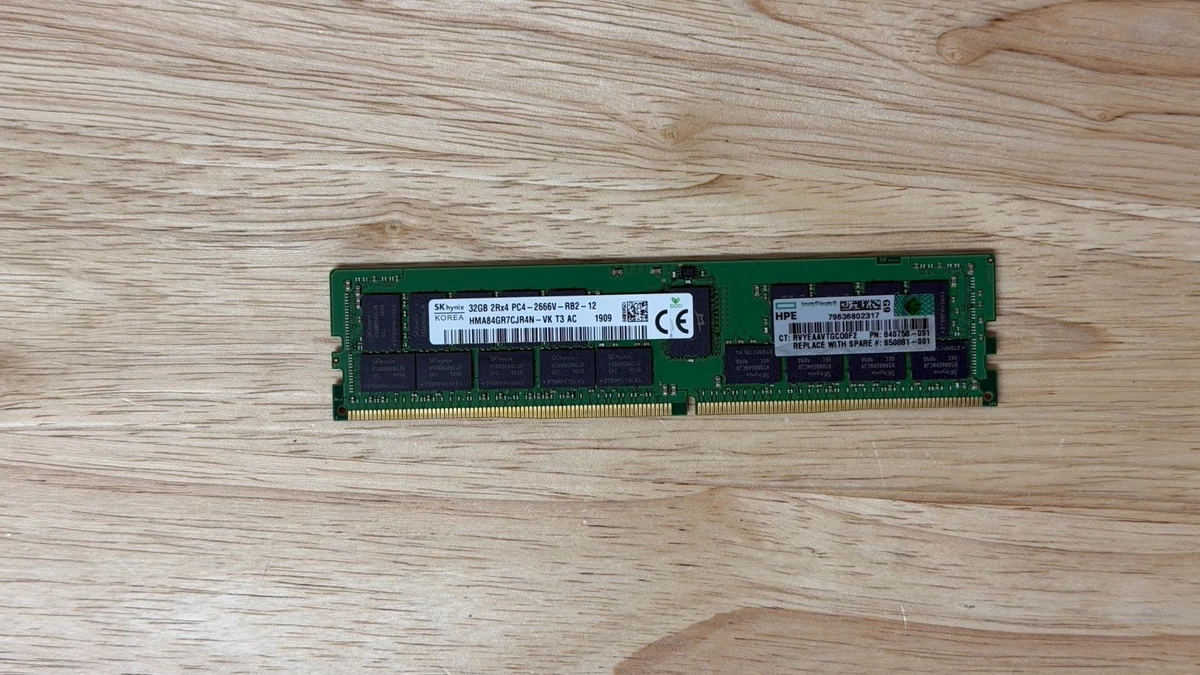 PC4-21300 (DDR4-2666) Bus Speed Computer RAM 32 GB Total Capacity