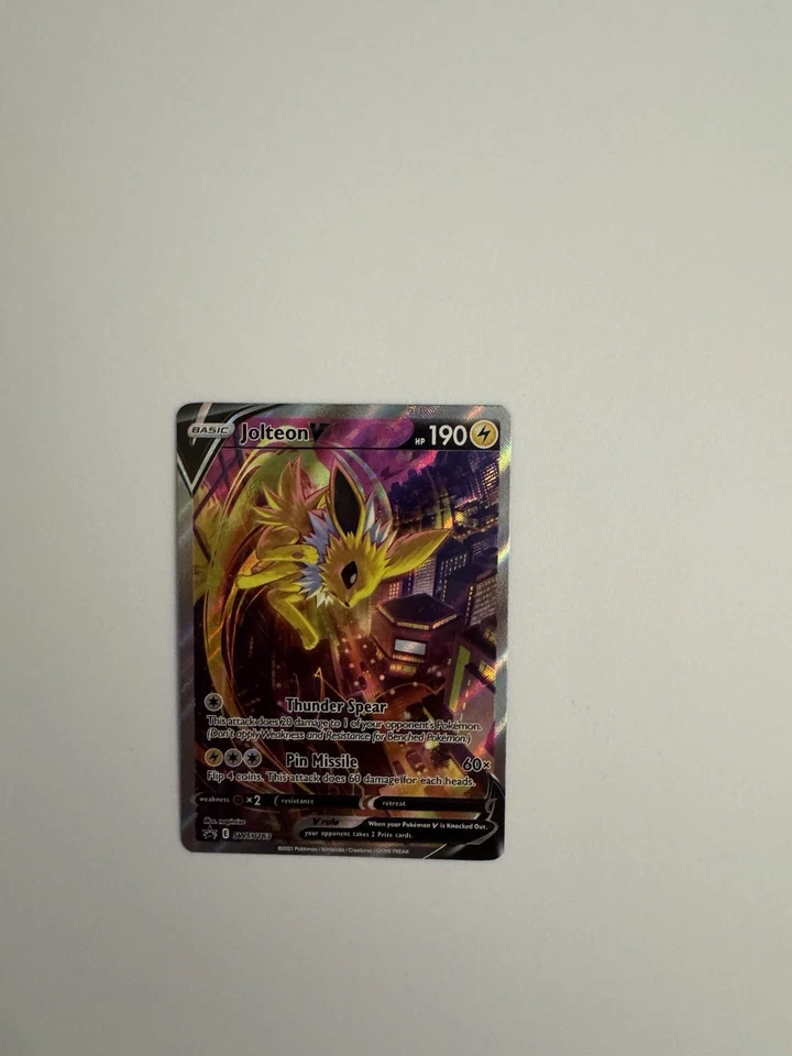 Jolteon V SWSH183 SWSH: Sword & Shield Promo Cards Holo - Image 3 of 4