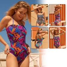 Kiniki Costume da Bagno Donna Tan Through Tube - Asciugatura Super Rapida, Ultra Leggero