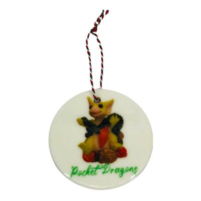Taschendrachen Handarbeit Christbaumkugel Rjs Dragons Dekoration
