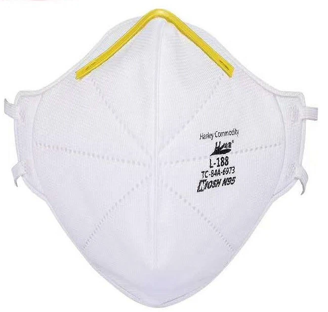 100 U.S. NIOSH Certified N95 L-188 HARLEY COMMODITY Face Mask[5 Boxs Of 20]
