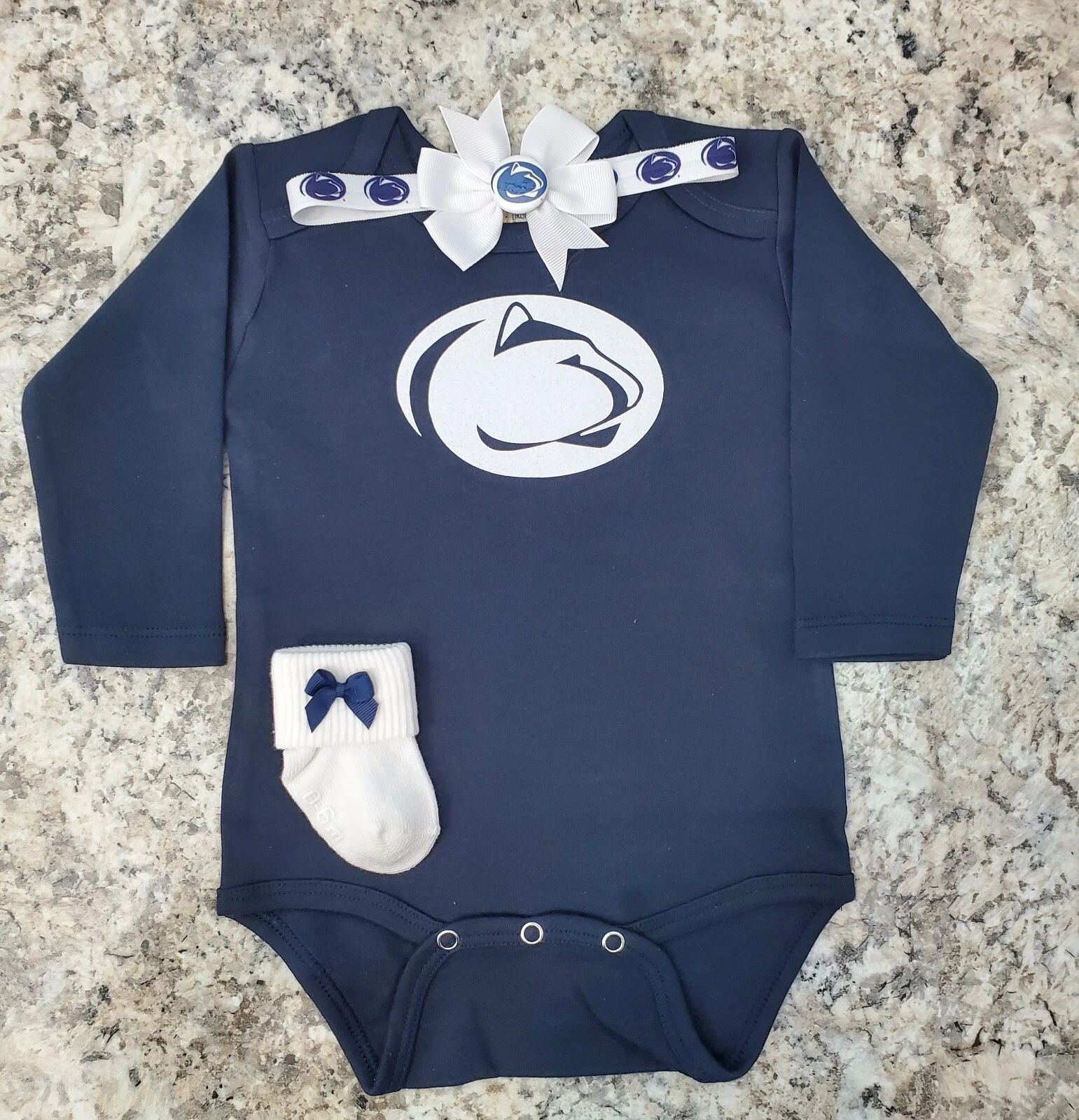 Penn State newborn/baby clothes girl Penn State baby gift Penn State baby girl