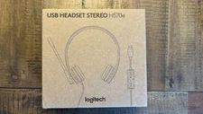 New Logitech USB Headset H570e Stereo - Black