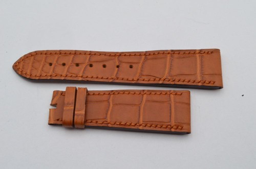 Corum Leather Bracelet 22MM For Buckle Clasp 18MM New Vintage Braun - 第 1/2 張圖片