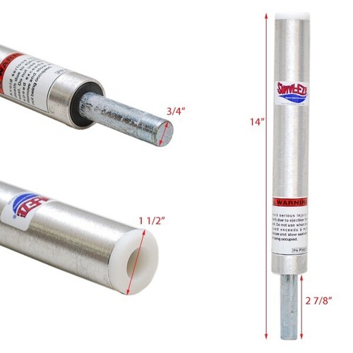 Attwood Boat Seat Extension Post SwivelEze 3/4 x 11 Inch Aluminum eBay