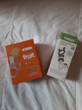 New Haakaa Food Feeder  Cover Set  New Sealed NatureBond Baby Fruit Feeder Set