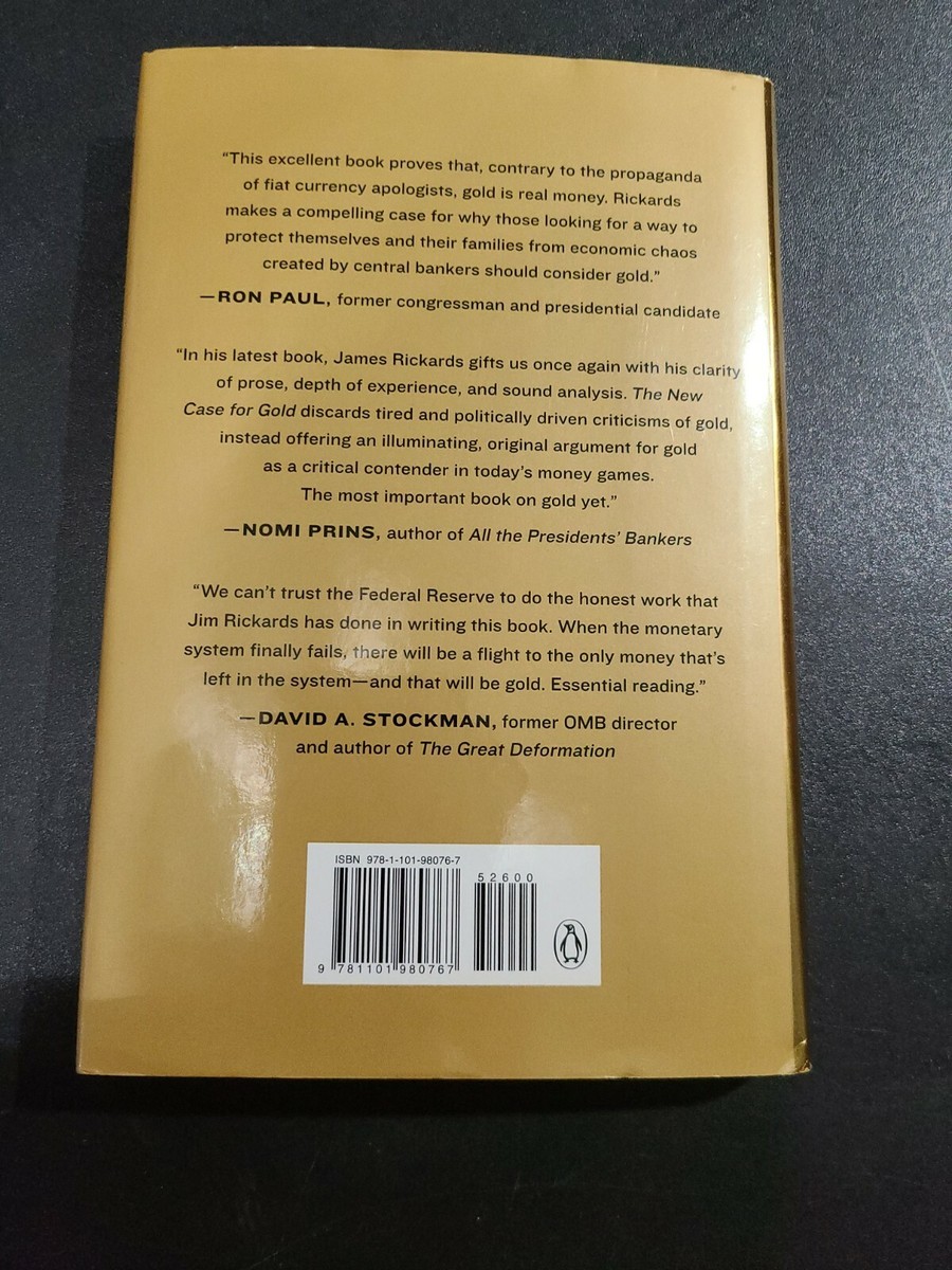 The New Case for GOLD hardcover book by James Rickards 2016 penguin random  house | eBay UK