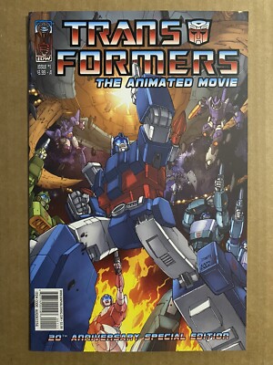 Transformers Animated Movie 20th Anniversary Special #1 IDW Comic