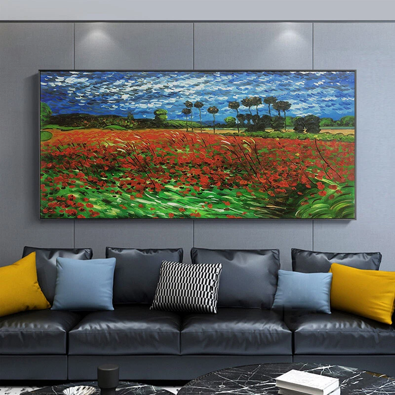 Ван Гог картины маслом печать на холсте абстрактный пшеничное поле звездная ночь плакат - Изображение 2 из 4