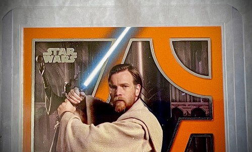 2018 STAR WARS Galactic Files - OBI-WAN KENOBI - Orange Card #ROTS-21 - Picture 4 of 5