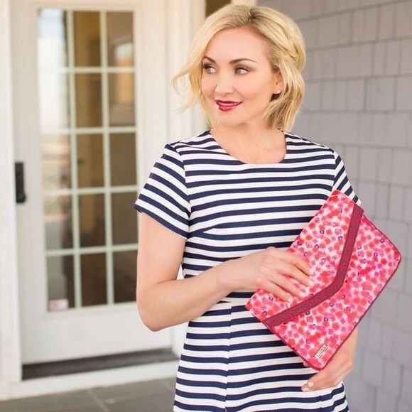 Bolso de Mano Miche Rosa - Rosa Floral - Nuevo en Paquete Foto 3 de 3