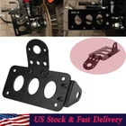 Motorcycle Side Mount License Plate Tail Light Bracket For Harley Chopper Bobber
