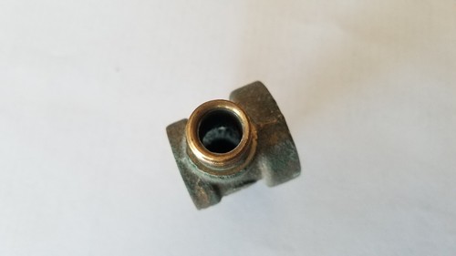 Vintage reduzierend 4-Wege Messing Kompression x Adapter Armatur *HERGESTELLT IN DEN USA* siehe Details - Bild 5 von 5