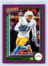 2022 Classics Timeless Tributes Purple /50 Mike Williams Los Angeles Chargers SP