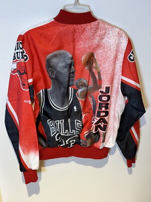 Vintage Chalk Line Chicago Bulls Michael Jordan Jacket sz 18 Vintage Chalk Line Chicago Bulls Michael Jordan Jacket sz 18