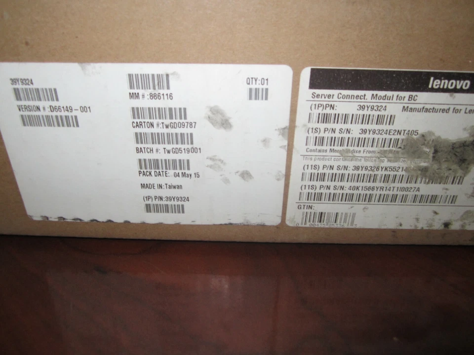 New Lenovo IBM 39Y9324 - Server Connectivity Module BladeCenter server ZZ  - FRU - Image 3 of 4