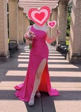 Sherri Hill Prom Dress, Size 0. Color: Bright Fuchsia