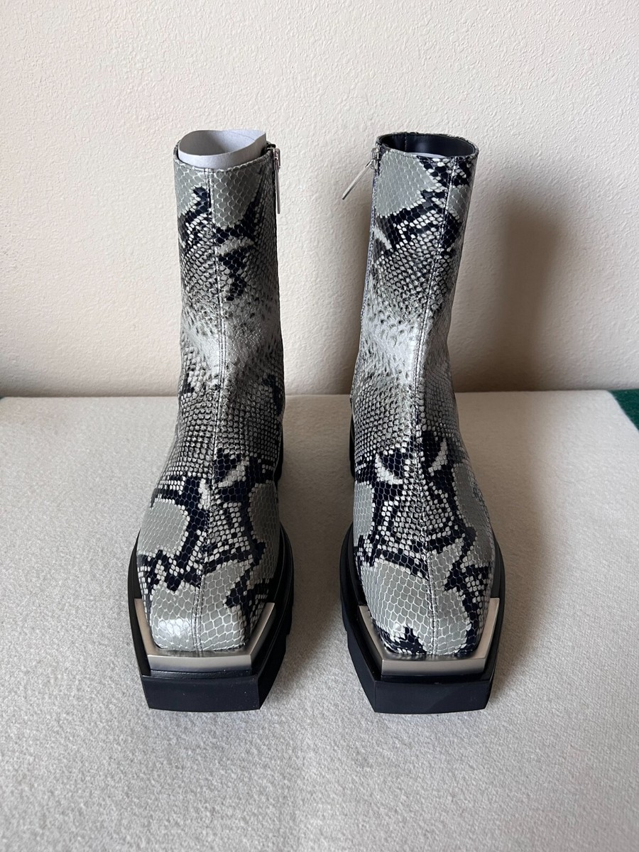 Peter Do Leather Combat Boots with Metal Tips - Size 41 Peter Do Leather Combat Boots with Metal Tips - Size 41