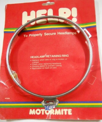 Dorman Help 42408 Headlight Retaining Ring for 2 Lamp 7'' Round Headlight Systems
