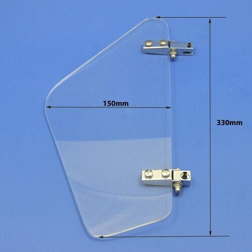 Wind Deflector Sidescreen, Pair: Morgan Type Fitting - Picture 2 of 3