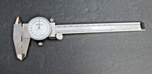 Mitutoyo 84 Dial Caliper 9" 0.001'' Shock Proof 505-626-50 Made In Japan w/ Case