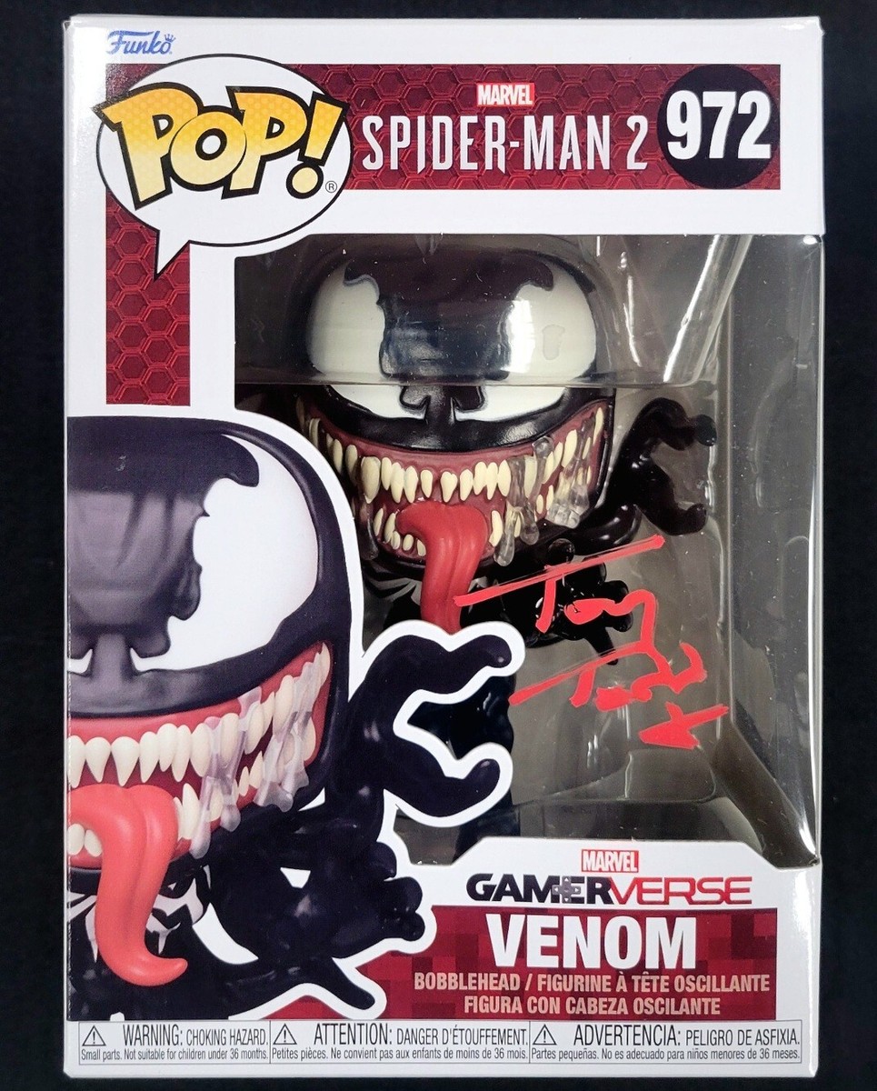 トム・ヒドルストン 直筆サイン FUNKO POP Tony Todd signed Venom Funko Pop! autograph Marvel Spider-Man 2