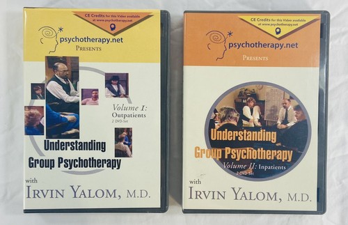 Understanding Group Psychotherapy With Irvin Yalom Vol I & II DVD Set Lot