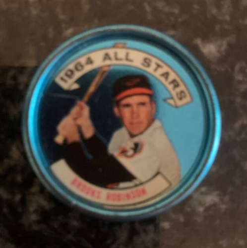 1964 Topps Baseball COIN #125 BROOKS ROBINSON ALL-STAR - 第 1/2 張圖片