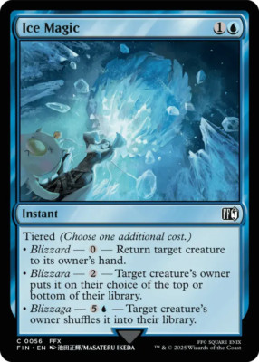 0056 Ice Magic FFX FIN Final Fantasy MTG Card SHIPS NOW