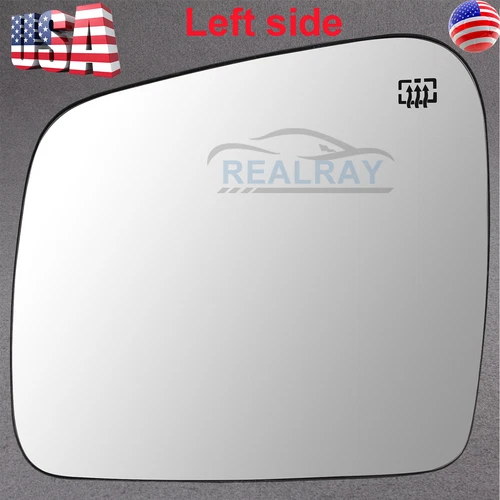 Mirror Glass For 2011-2021 Jeep Grand Cherokee Dodge Durango Left Driver Heated