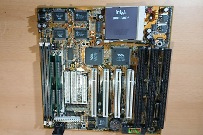 Lucky Star 5V-1A/5VPX2 ver.2.0 socket 7 + CPU Intel 100 + RAM 8Mb - RETRO PC
