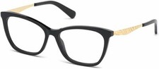 Roberto Cavalli RC 5095 Black 001 Plastic Cat Eyeglasses Frame 54-15-140 RC5095