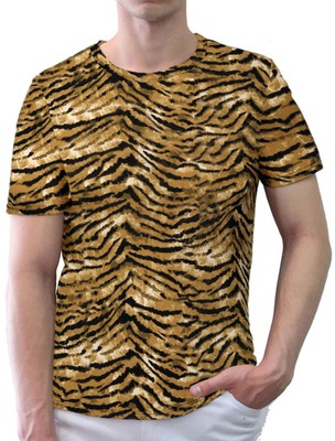 yellow and black leopard print top