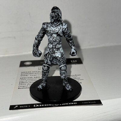 Dungeons & Dragons D&D Miniatures Giants of Legend STONE GOLEM #4