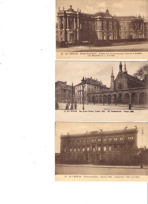 20 Alte AK  Alt-Berlin historische Bauten, s/w, ungelaufen, Lot 5
