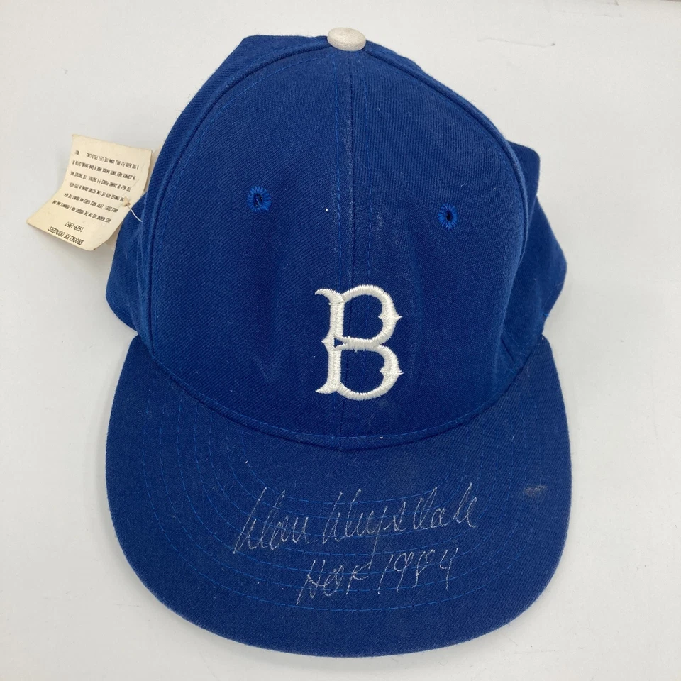 Don Drysdale "HOF 1984" Firmado Brooklyn Dodgers Juego Modelo Gorra de Béisbol JSA Foto 2 de 4