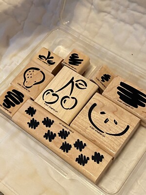Stampin' Up! Fruit Medley Set of 9 two step stampin cherry, watermelon, more