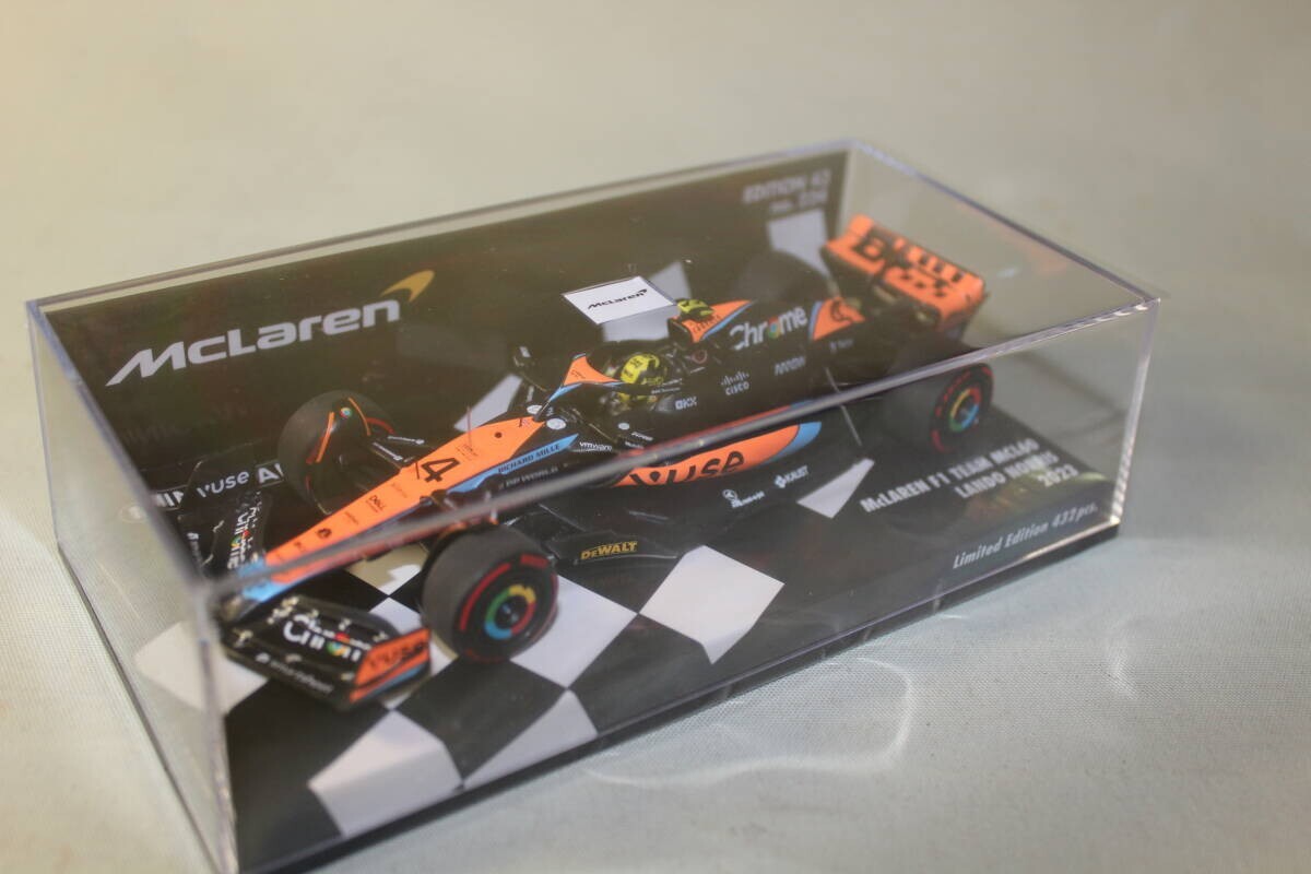 MINICHAMPS 1/43 McLaren F1 Team MCL60 Lando Norris #4 2023 MINICHAMPS 1/43 McLaren F1 Team MCL60 Lando Norris #4 2023