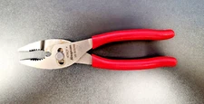 Snap-On ™ 47acf 8" talon grip combination slip joint pliers Classic RED