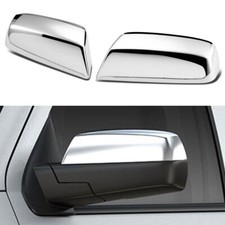 For 2014-2018 Chevy Silverado Gmc Sierra Chrome Top Half Mirror Covers For 2014-2018 Chevy Silverado Gmc Sierra Chrome Top Half Mirror Covers