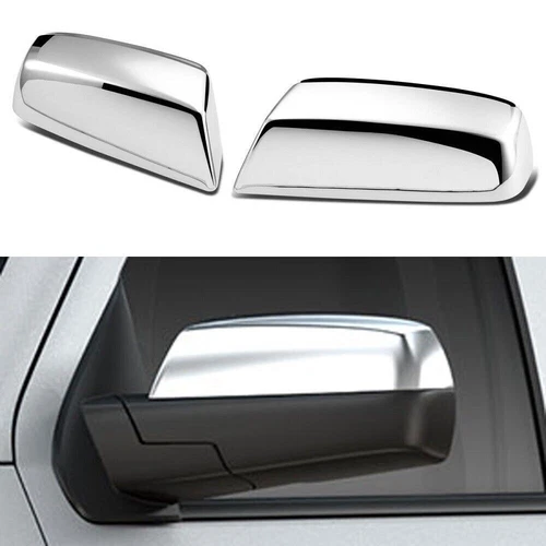 For 2014-2018 Chevy Silverado / GMC Sierra CHROME Top Half Mirror Covers