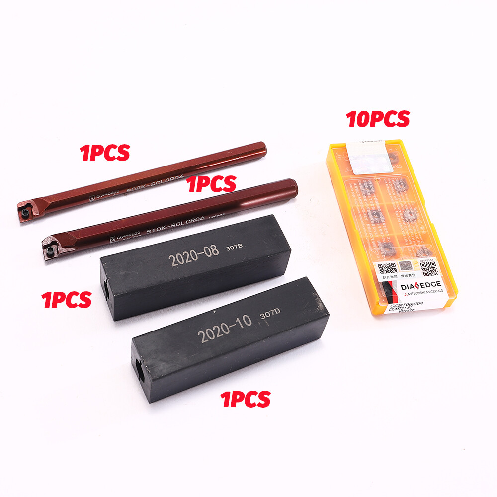 Lathe Boring Bar Set Small Boring Bar Turning Tools Carbide Inserts CCMT6040204 eBay